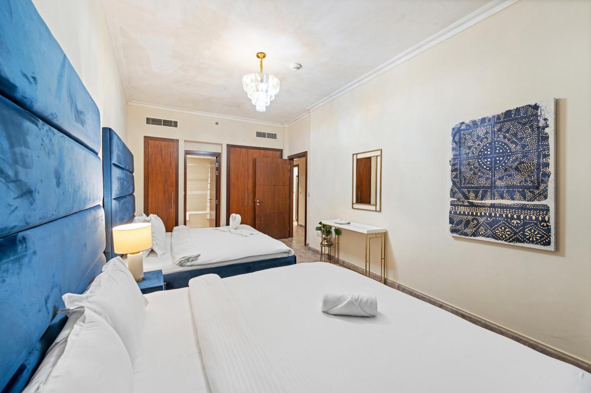 First Class 2Br With Full Dubai Skyline & Sea View Exterior photo