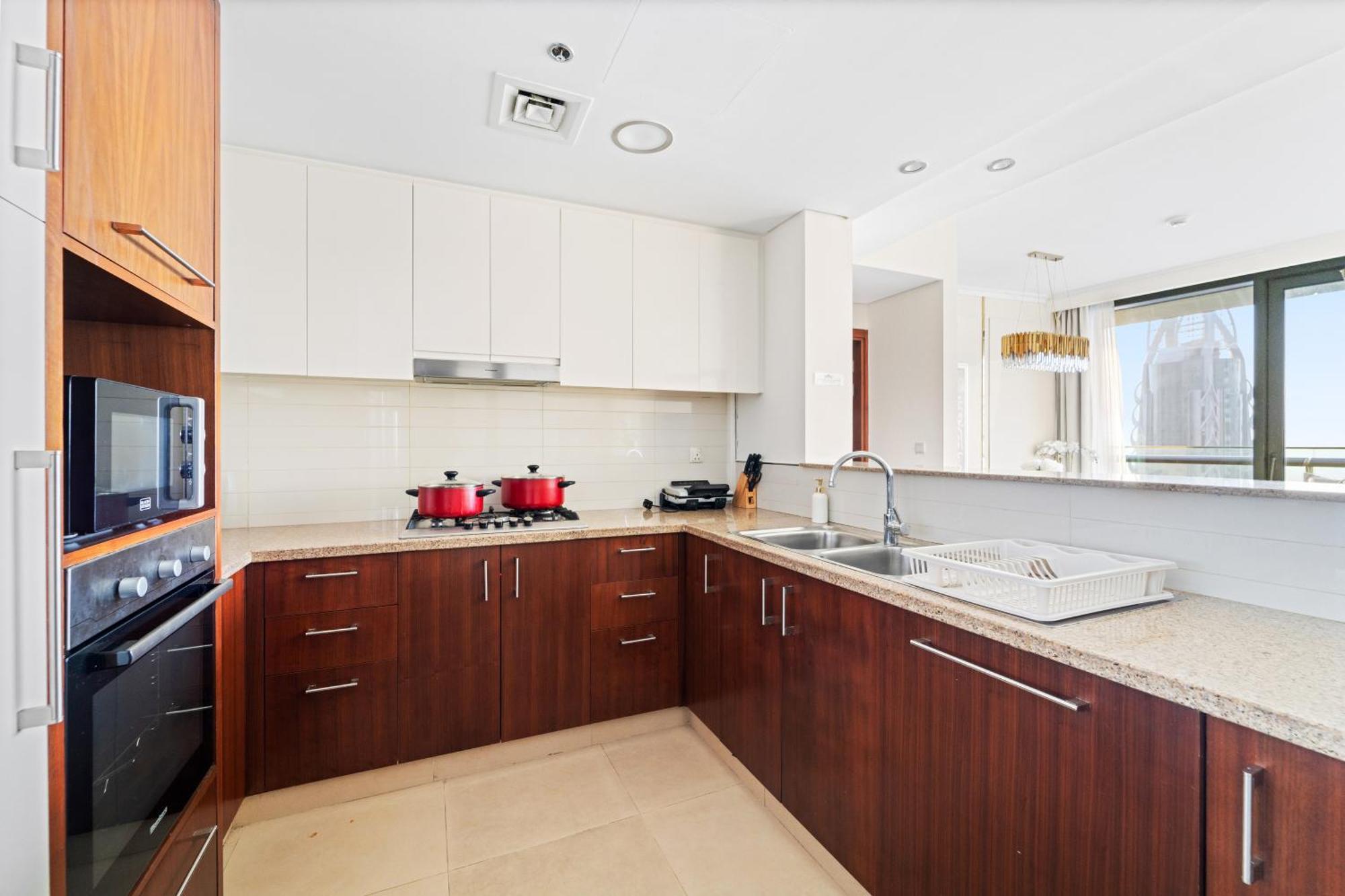 First Class 2Br With Full Dubai Skyline & Sea View Exterior photo