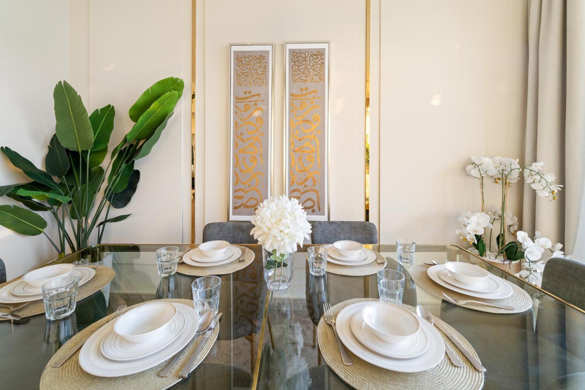 First Class 2Br With Full Dubai Skyline & Sea View Exterior photo