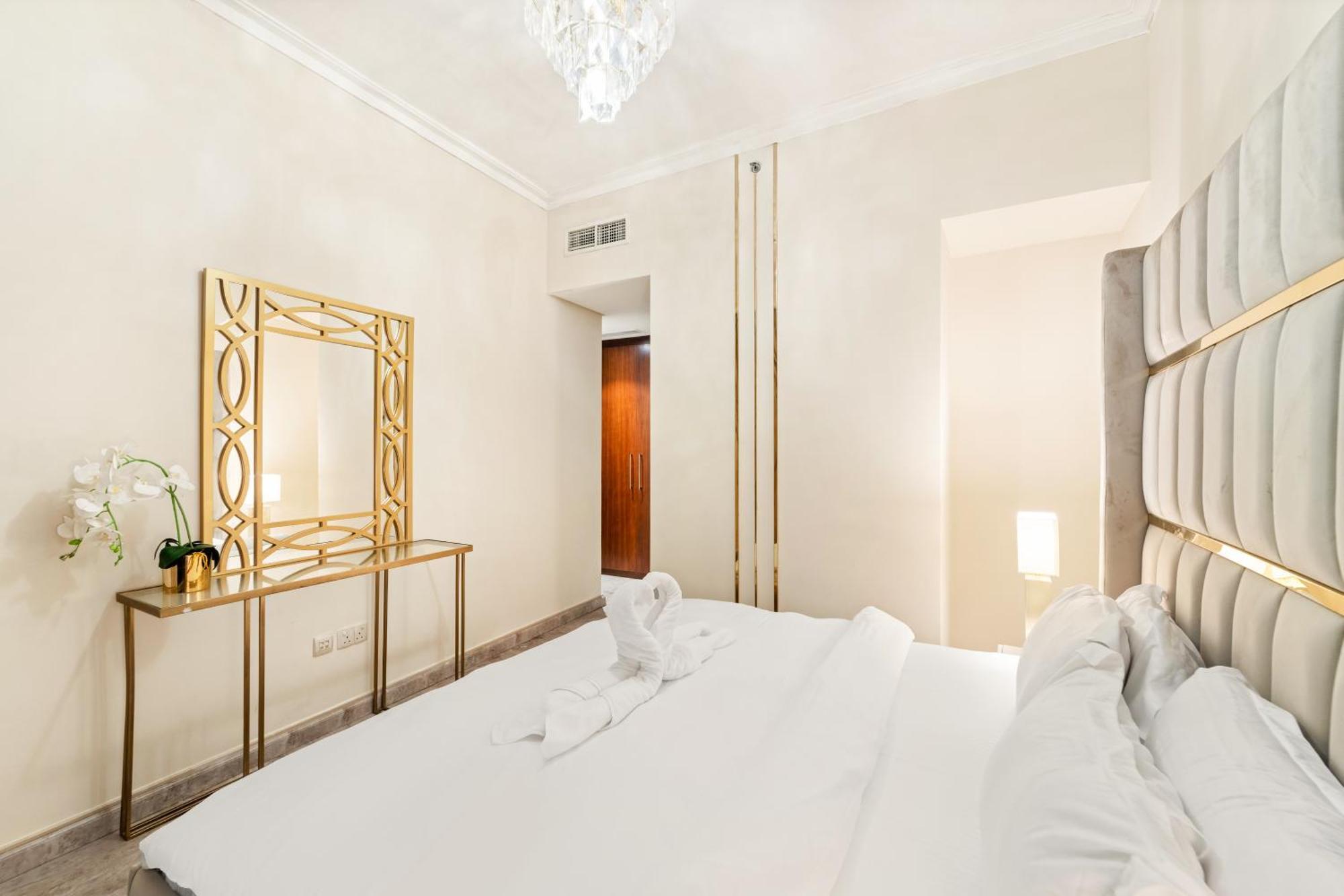 First Class 2Br With Full Dubai Skyline & Sea View Exterior photo