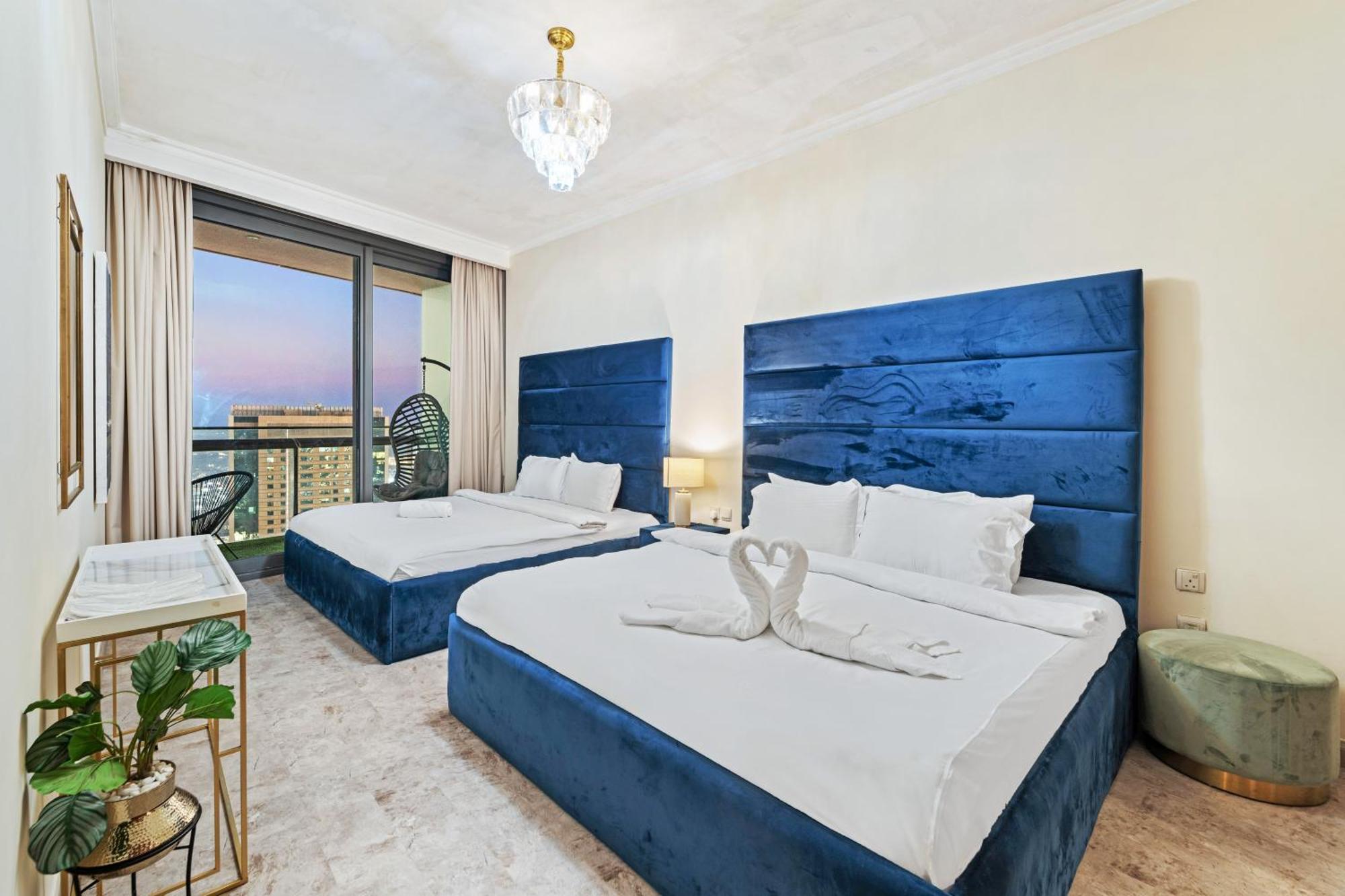 First Class 2Br With Full Dubai Skyline & Sea View Exterior photo
