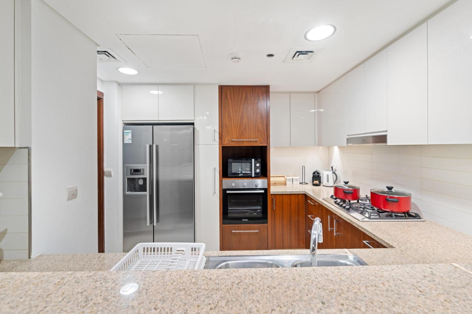 First Class 2Br With Full Dubai Skyline & Sea View Exterior photo