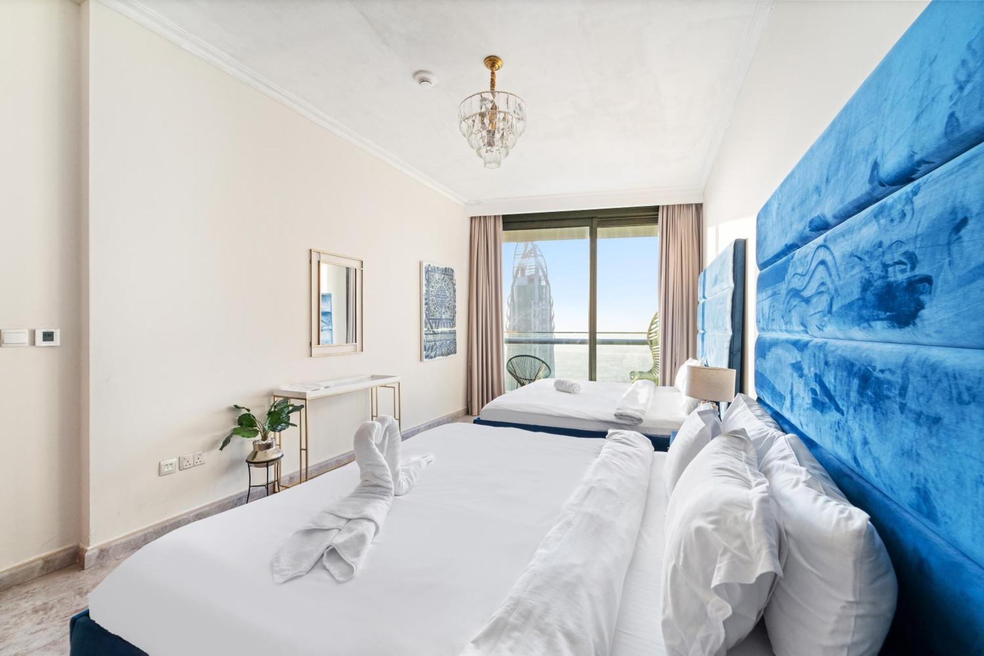 First Class 2Br With Full Dubai Skyline & Sea View Exterior photo