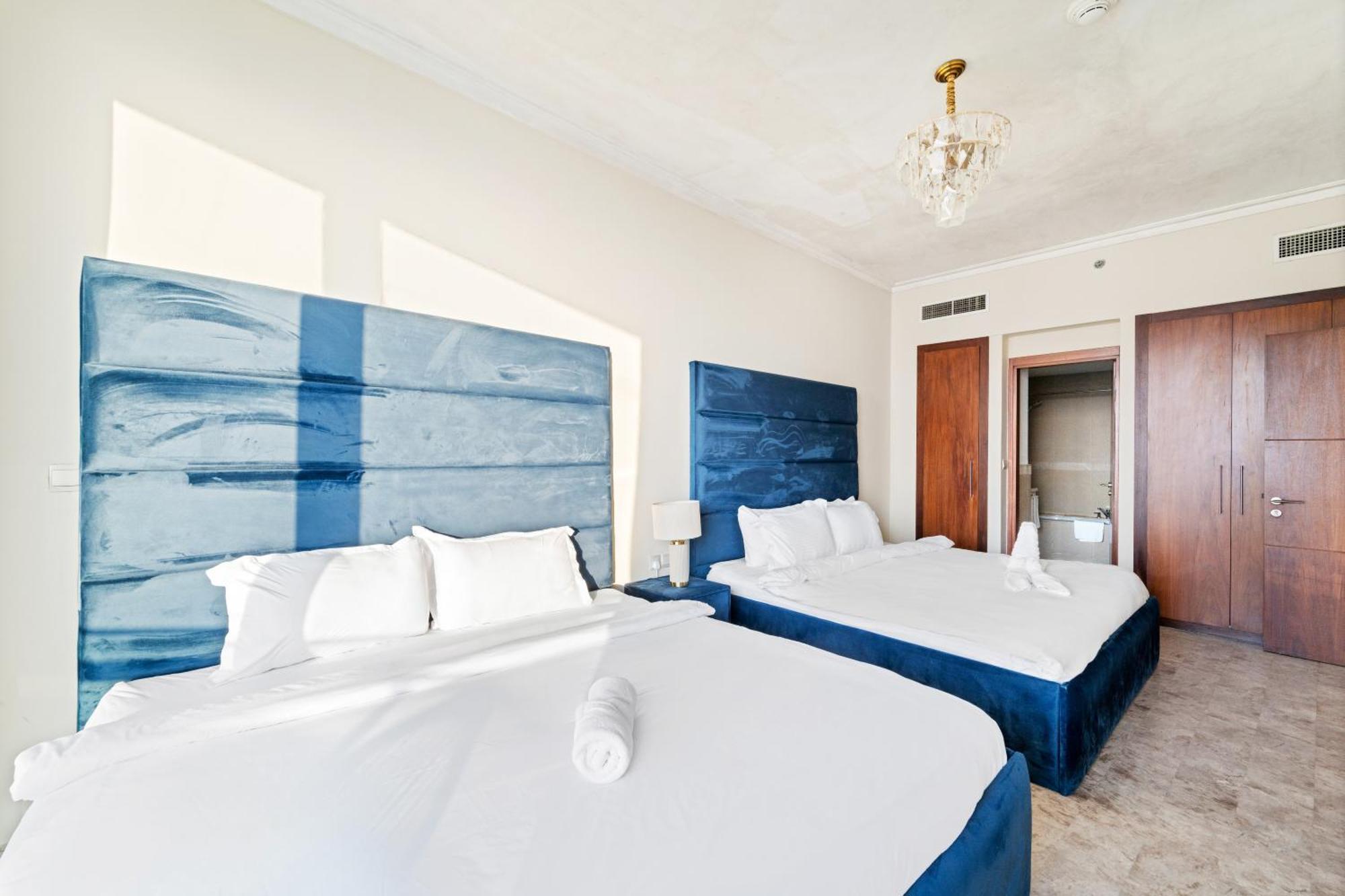 First Class 2Br With Full Dubai Skyline & Sea View Exterior photo